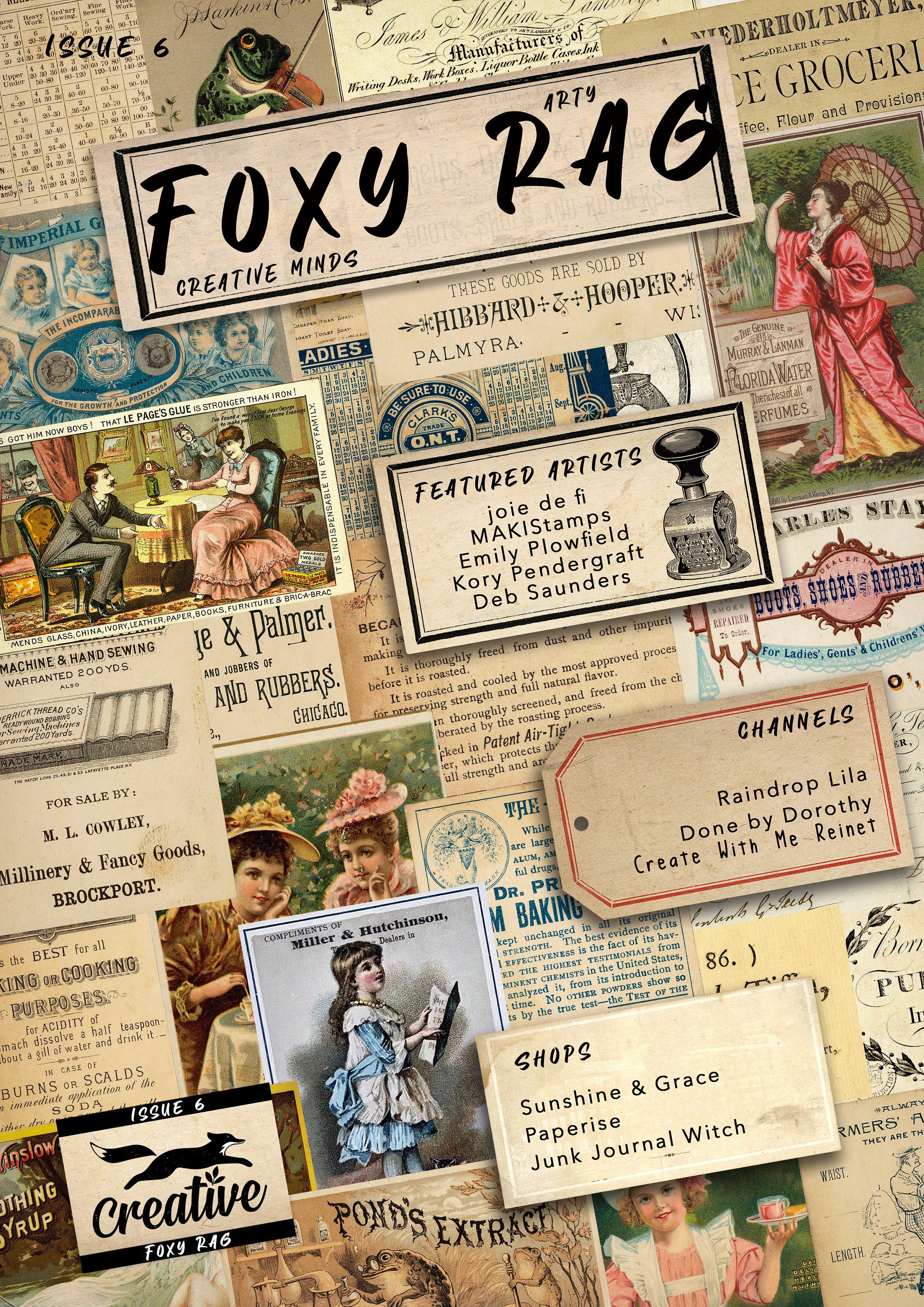 Foxy Rag Issue 6 Digital Arts and Crafts magazine FOXYRAG21 06