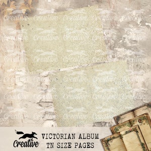 Viktorianische Albumseiten, TN-Format, Digital Journal Kit, DIGI24 18 Bild 7