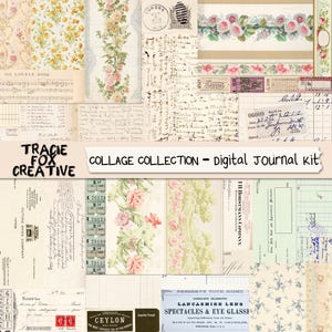 COLLECTION COLLAGE - Album numérique, journal, kit numérique de collage, DIGI25 24