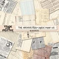 The ARCHIVE 2025 – New, Vintage Papers, Journal Digital Document, Printable Scrapbooking Pages! DIGI25 27