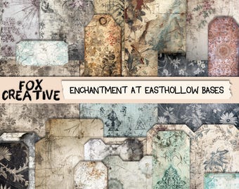 CPI: The Enchantment at Easthollow | Halloween Bases Kit | Junk Journal Printable DIGI25 43
