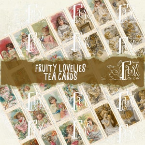 Fruity Lovelies: Tarjetas de té digitales DIGI21 03