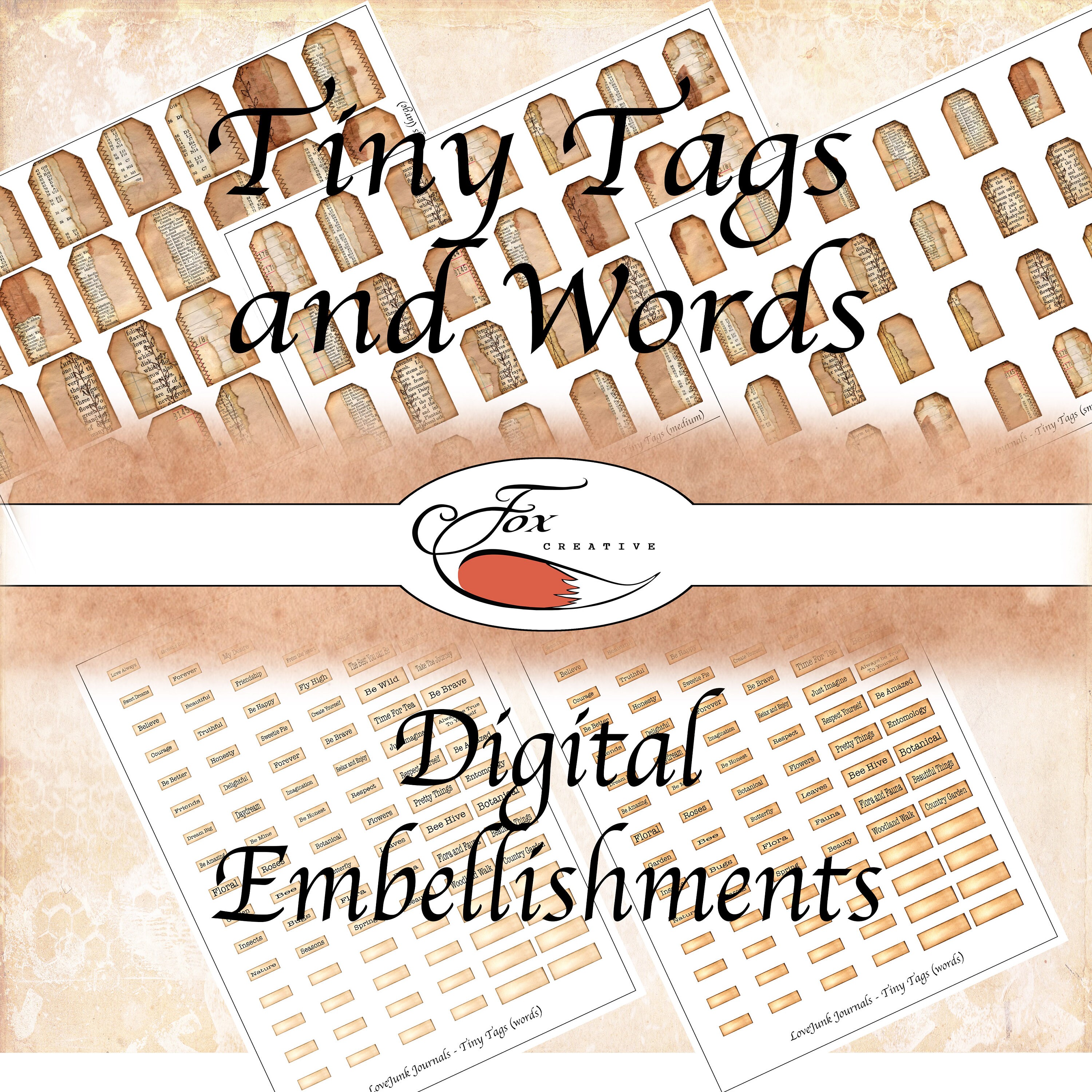 Tiny Tag Digital Embellishment Kit DIGI19 68