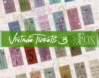 Vintage Tickets Set B DIGI20 25