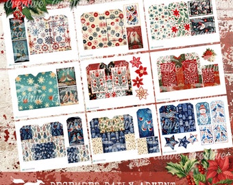 2023 DECEMBER DAILY ADVENT, Christmas Digital Journal Kit, Printable Scrapbook Ephemera DIGI23 53