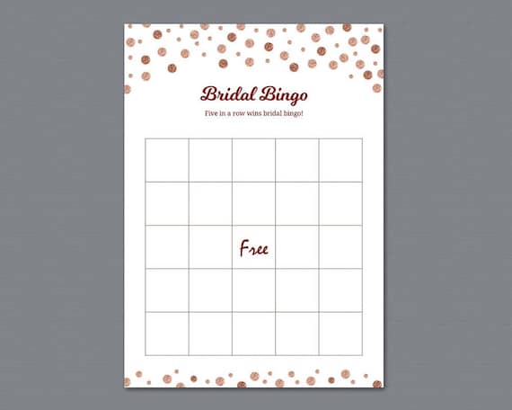 Vacant Rose Gold Bridal Shower Bingo Playing cards Template, Bridal Shower Video games, Bachelorette Social gathering, Marriage Shower, Burgundy Glitter, A009 picture regarding Bridal Shower Bingo Free Printable identified as Vacant Rose Gold Bridal Shower Bingo Playing cards Template, Bridal Shower Online games, Bachelorette Occasion, Marriage Shower, Burgundy Glitter, A009