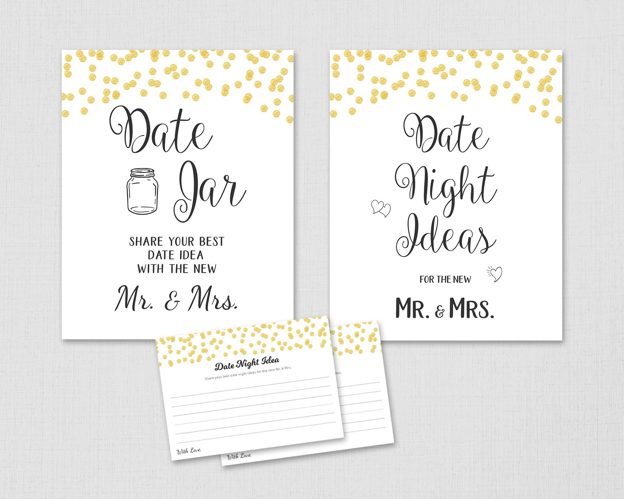date-night-idea-cards-printable-gold-confetti-date-jar-sign-date-night-bridal-shower-wedding-advice-card-bachelorette-shower-a001-etsy