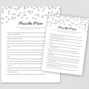 Pass The Prize Game Pass The Gift Pass The Parcel Rhyme Etsy