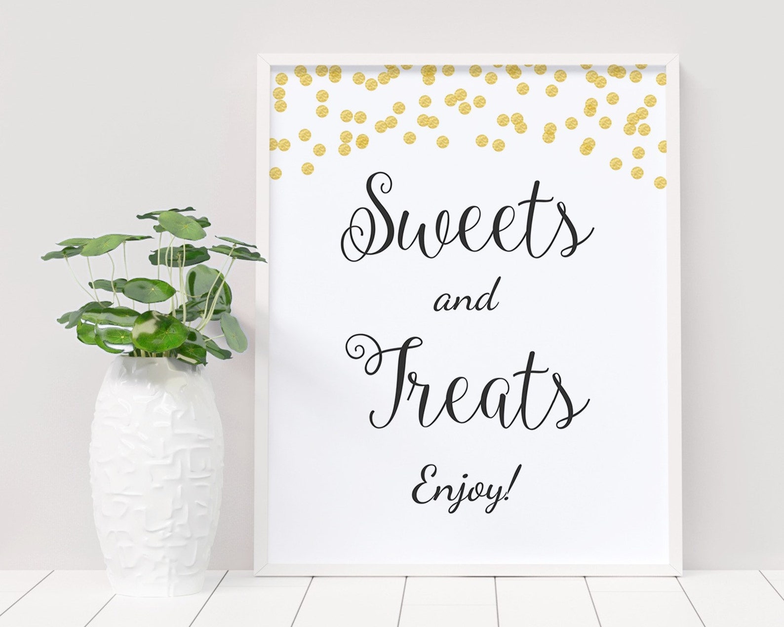 Sweets & Treats Sign Printable Dessert Table Sign Sweets Bar Etsy
