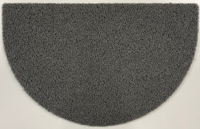 Half Moon Embossed Door Mat Half Circle Entrance Etsy