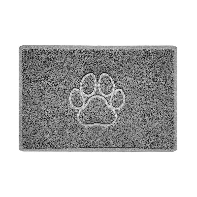 Black Paw Door Mat