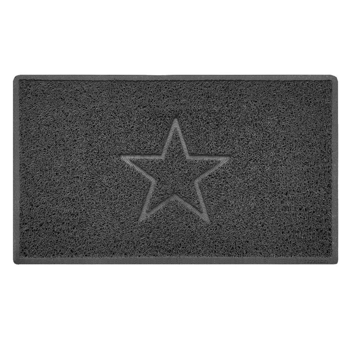 STAR Door Mat in Dark Grey Entrance Floor Mat Home Etsy UK
