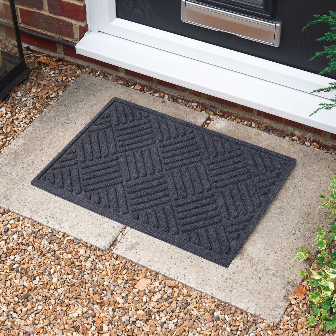 Checker Door Mat for Indoor/Outdoor Use EcoFriendly Etsy