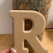 Wood Letters, 6 Inch LETTER R - Etsy UK