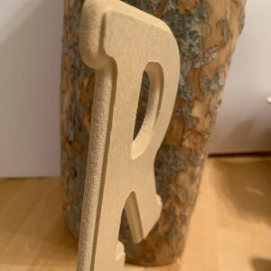 Wood Letters, 6 Inch LETTER R - Etsy UK