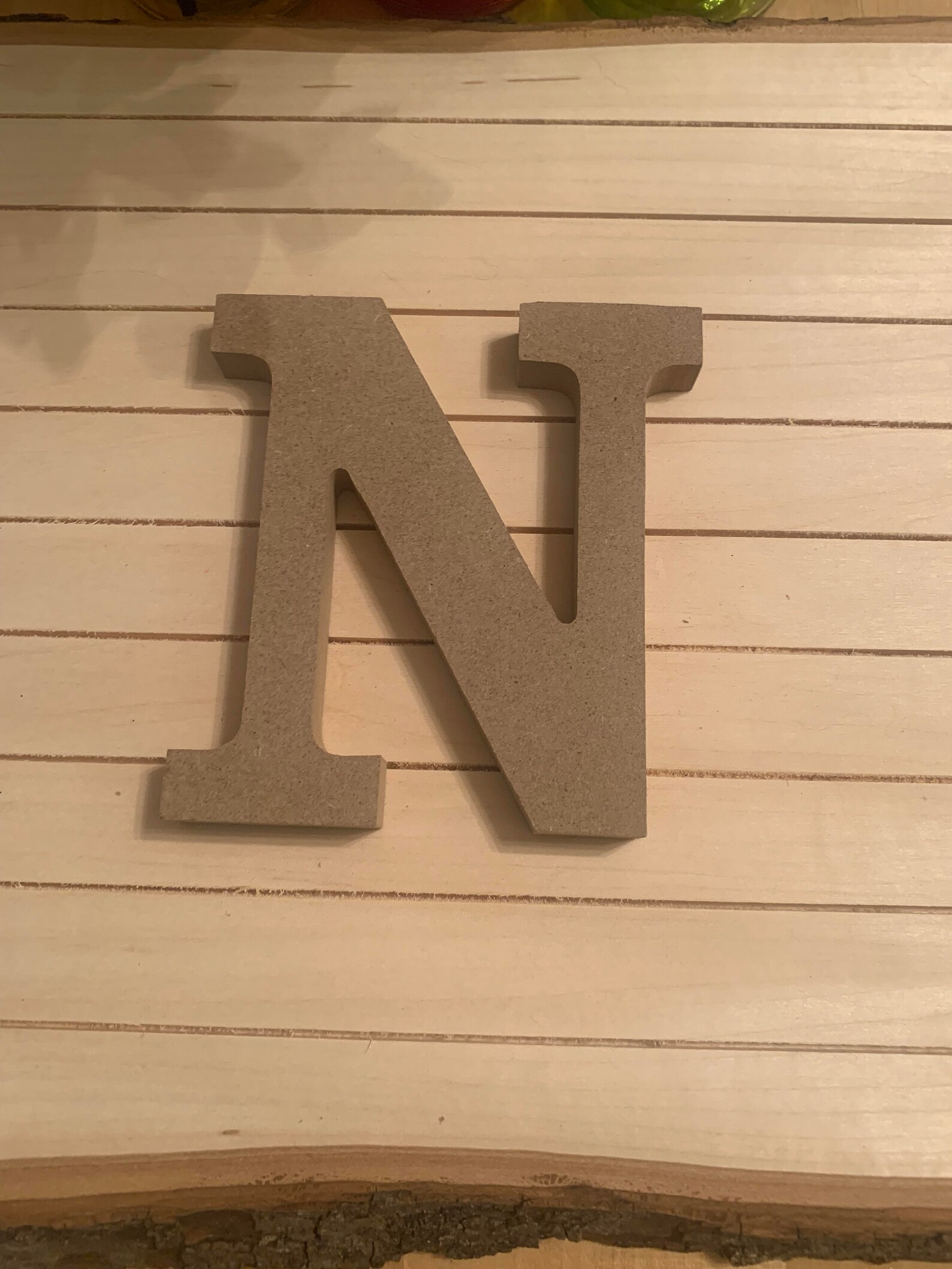 4 Inch wood letters 3 dimensional unfinished letters. Letter Etsy