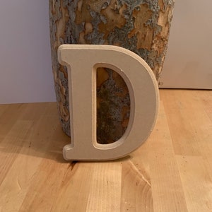 Holzbuchstaben, 6 Zoll BUCHSTABE D