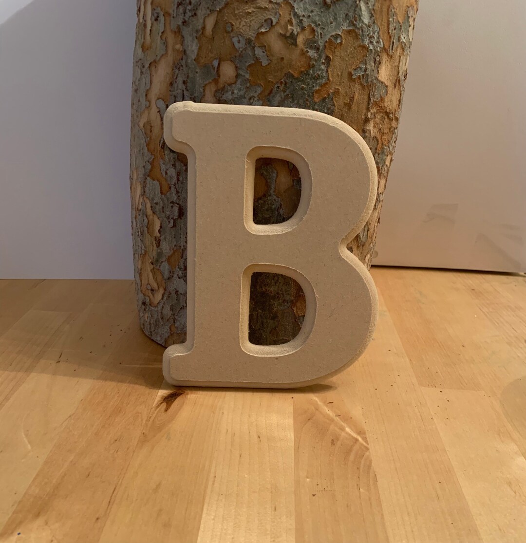 Wood Letters, 6 Inch LETTER B - Etsy