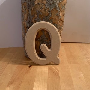 Holzbuchstaben, 6 Zoll BUCHSTABE Q