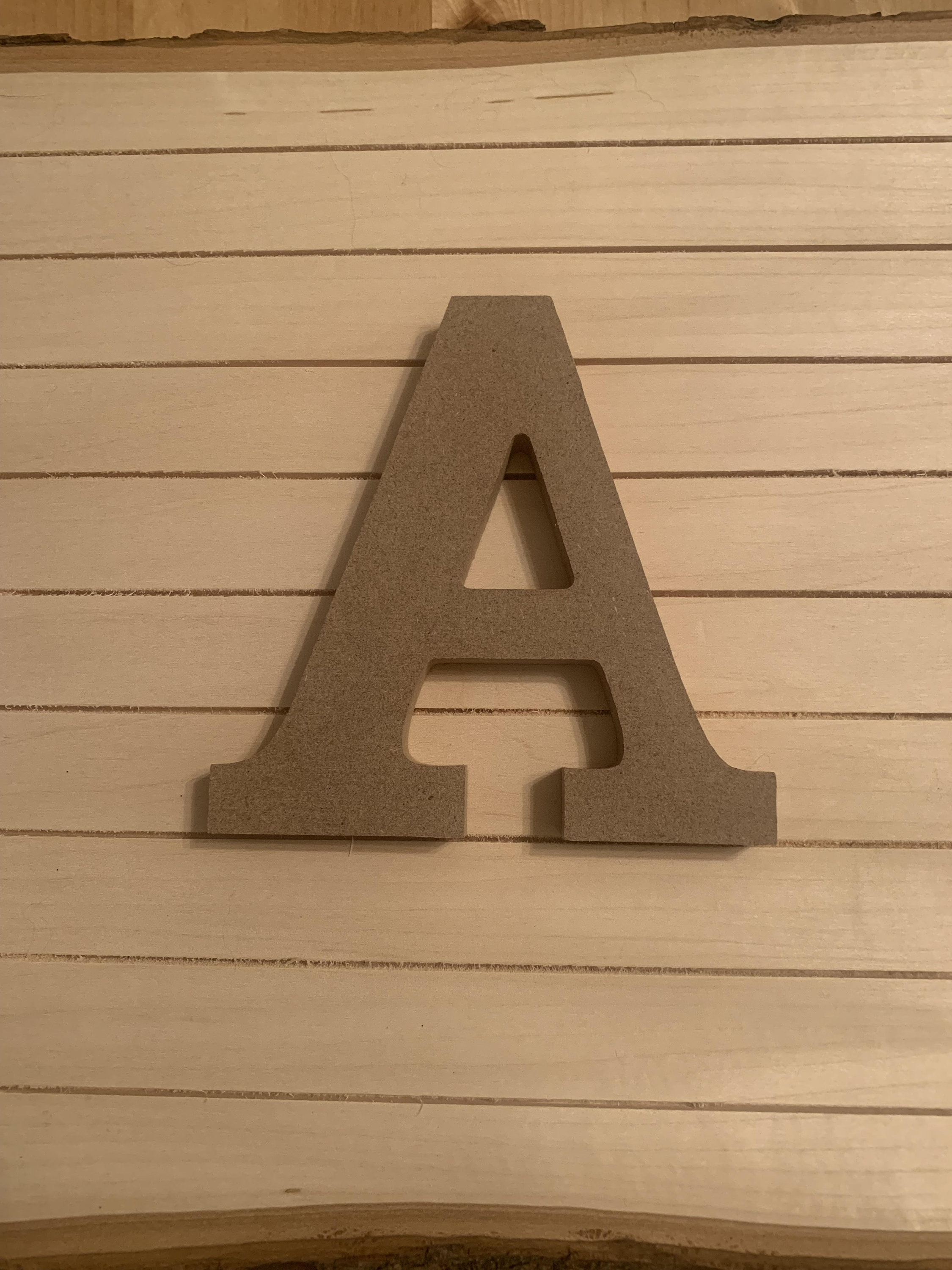 4 Inch Wood Letters 3 Dimensional Unfinished Letters. Letter Etsy