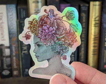 Spring Goddess Sticker // Holographic Sticker // Mythology Stickers