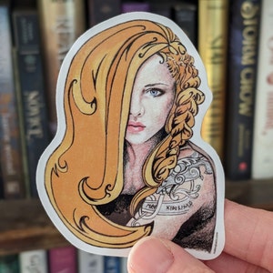 Viking Goddess Sticker // Sif Goddess Sticker // Norse Goddess