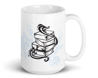 Book Stack mug