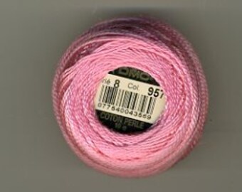 Pale Geranium 8.7-Yard DMC 117-957 6 Strand Embroidery Cotton Floss