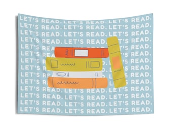 LET'S READ Wandteppich für Klassenzimmer