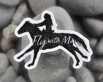 Equestrian Stickers | Horse Sticker Pack | Waterproof Vinyl Stickers | Horse Gifts | Equestrian Gifts | Horse Lovers |Barrel Horse Sticker