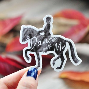 Dressage Horse Sticker | Equestrian Stickers| Horse Sticker Pack| Horse Gift| Gift for Equestrian| Horse Lover| Horse and Rider Decal
