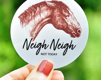 Sticker Moody Mare Horse: vinylsticker Sassy Equestrian