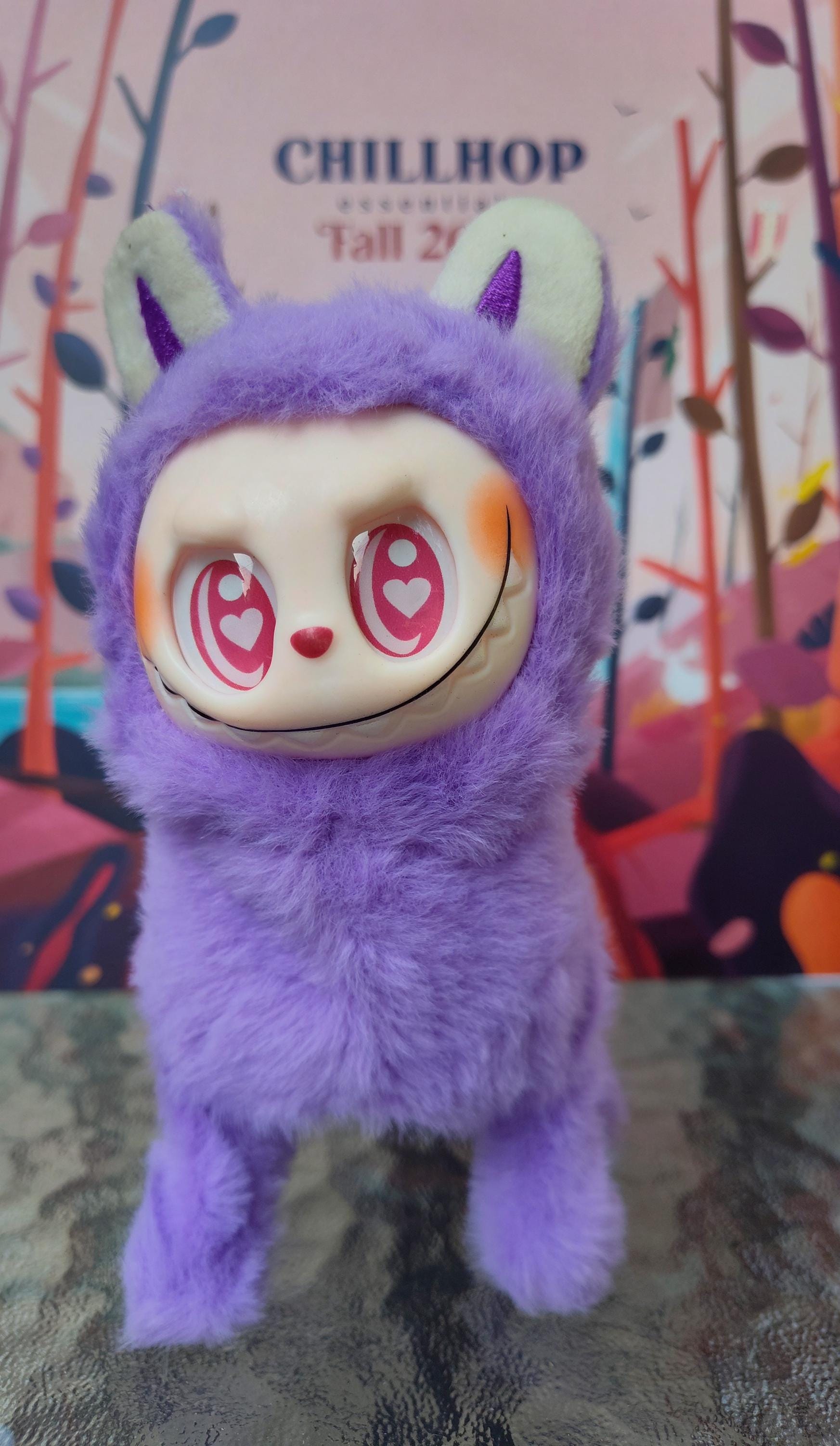 Lafufu Four Legged Labubu - Purple Monster Animal Action Figure