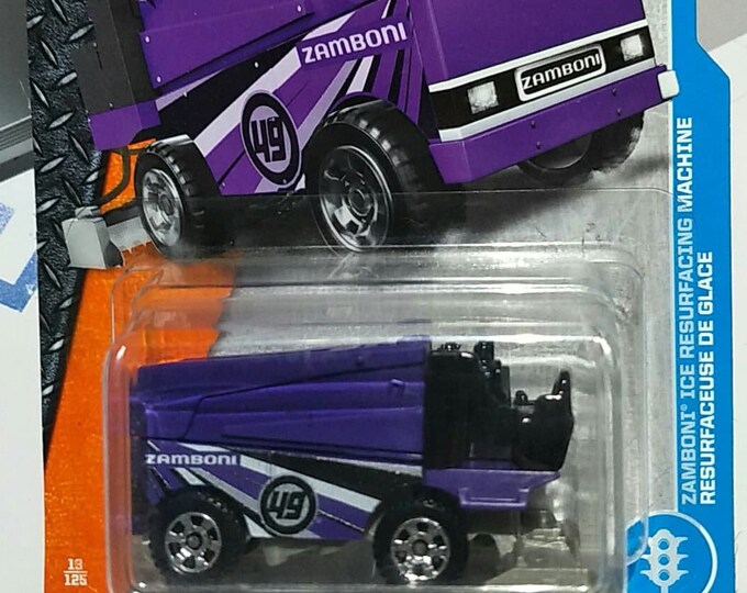 Matchbox Zamboni Ice Resurfacing Machine Purple Resurfaceuse De Glace