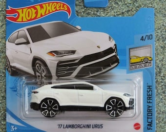 Hot Wheels  Lamborghini Urus White HW Factory Fresh Perfect Birthday Gift Miniature Collectable Toy Car