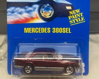 Hot Wheels Mercedes 380SEL Burgundy 1991 Edition Perfect Birthday Gift Rare Miniature Collectable Model Toy Car Etsy UK