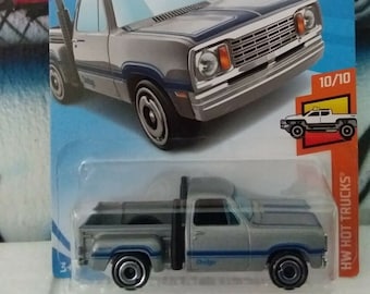 Hot Wheels  1978 Dodge Li'l Red Express Truck Gray Perfect Birthday  Gift Role Playing Miniature Toy Car