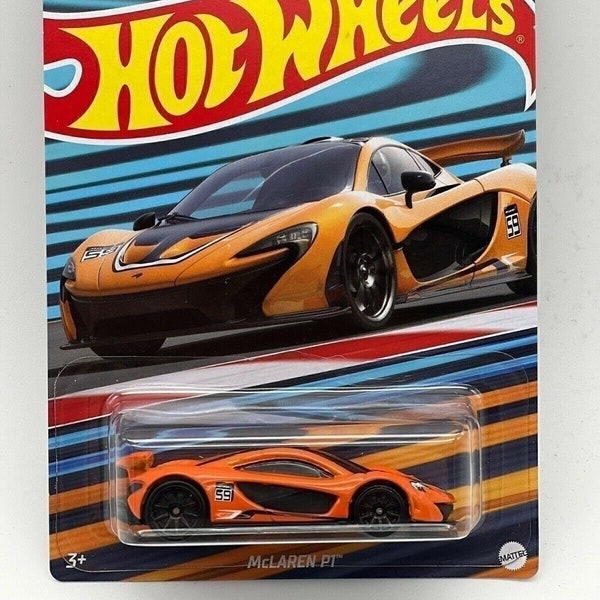 Hot Wheels Mclaren P1 Orange Race Cars Perfect Birthday Gift Rare Miniature Collectable Model Toy Car