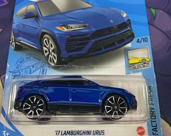 Hot Wheels Lamborghini Urus Blue HW Factory Fresh Perfect Birthday Gift Miniature Collectable Toy Car