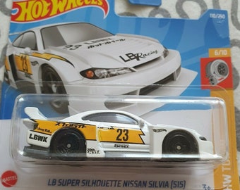 Hot Wheels LB Super Silhouette Nissan Silvia (S15) White HW Turbo Perfect Birthday  Gift Rare Miniature Collectable Toy Car