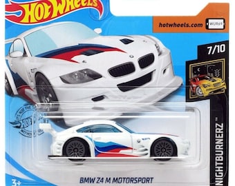 Hot Wheels BMW Z4 M Motorsport White HW NightBurnerz Perfect Birthday  Gift Miniature Collectable Model Toy Car