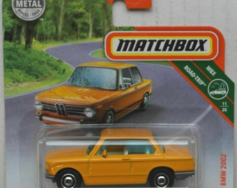 Matchbox '69 BMW 2002 Orange MBX Road Trip  Rare Miniature Collectable Model Toy Car
