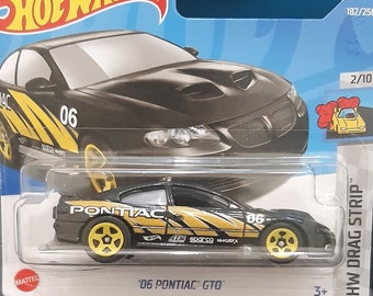 Hot Wheels '06 Pontiac GTO Black HW Drag Strip Perfect Birthday  Gift Rare Miniature Collectable Model Toy Car