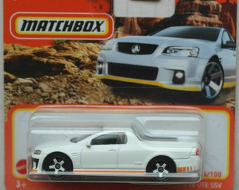 Matchbox Holden VE UTE SSV Pickup White Valentine's Day Gift Rare Miniature Collectable Model Toy Car
