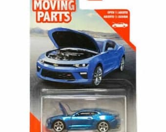 Matchbox  Chevy Camaro Hyper Blue Moving PartsPerfect Birthday  Gift Miniature Toy Car