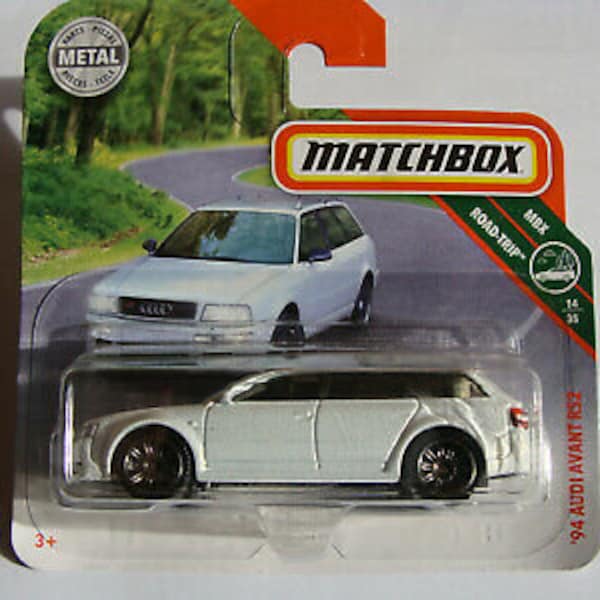Matchbox '94 AUDI AVANT RS2 White MBX Road Trip  Rare Miniature Collectable Model Toy Car