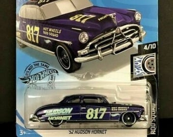 Hot Wheels '52 Hudson Hornet Purple Hw Squad Perfect Birthday  Gift Role Playing Miniature Toy Car
