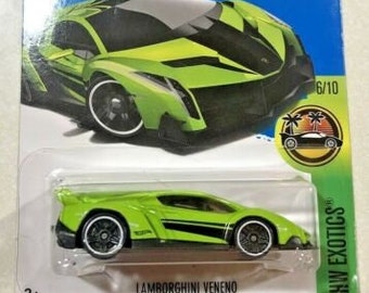 Hot wheels lamborghini veneno green hotsell