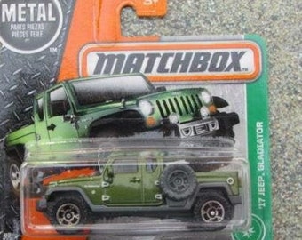 Matchbox Jeep Gladiator Green MBX Explorers Birthday  Perfect Birthday Gift Miniature Collectable Model Toy Car