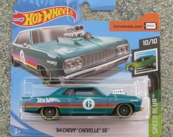 Hot Wheels '64 Chevy Chevelle SS Green HW Speed Blur  Perfect Birthday  Gift Miniature Collectable Model Toy Car